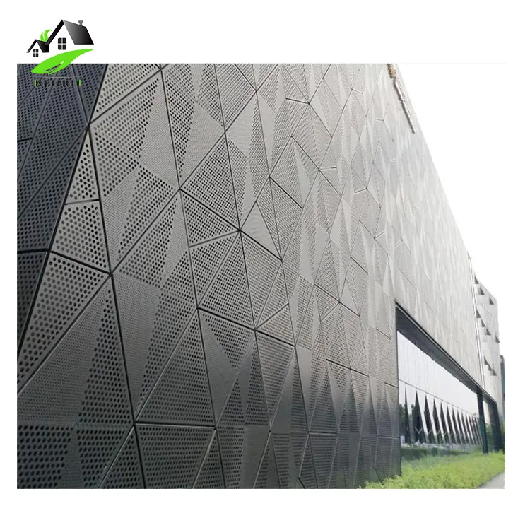 Commercial External Honeycomb Aluminum Prefab Panel Curtain Wall