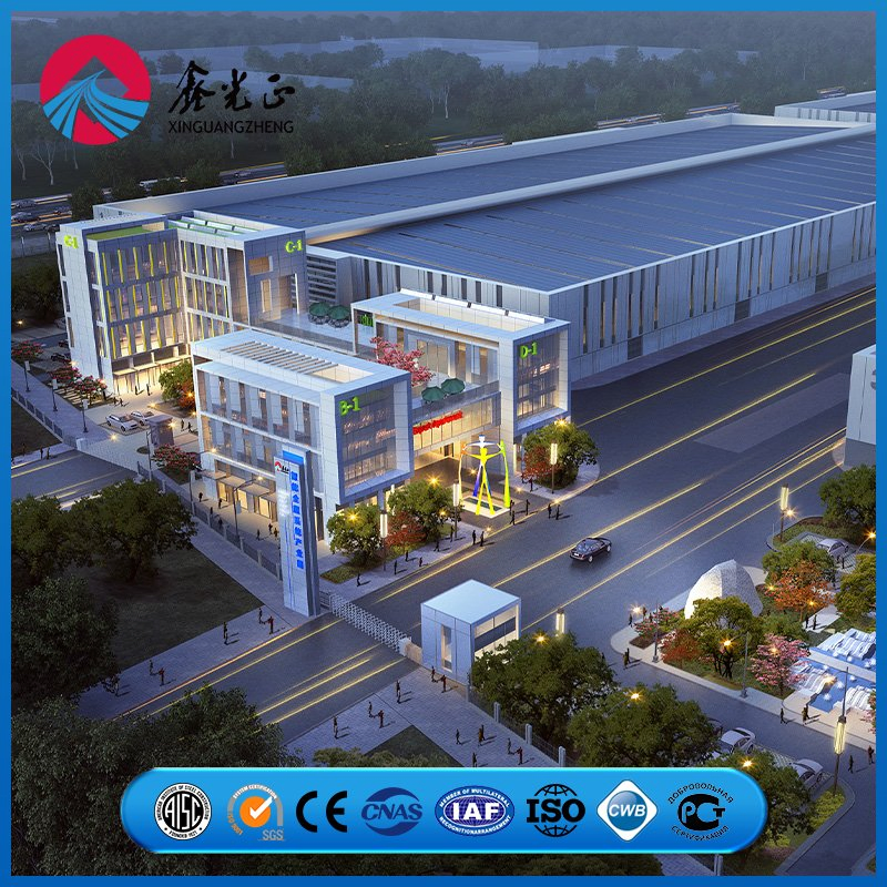 Integrated Structural Stability Pipeline Fixing Support Unit Metal Prefab/Prefabricated Steel Structure Multi-Story/High-Rise Office Building