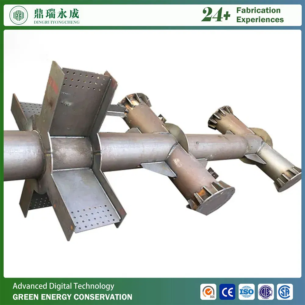 Welded Steel Structure with Difficult Process Steel Components