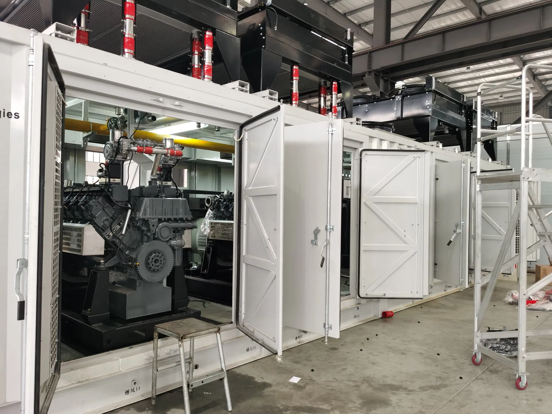 High Efficiency Rainproof Snowproof 500kw 600kVA 1MW 2MW 3MW Power Station Deutz Engine Natural Gas LNG CNG Electric Power Generators