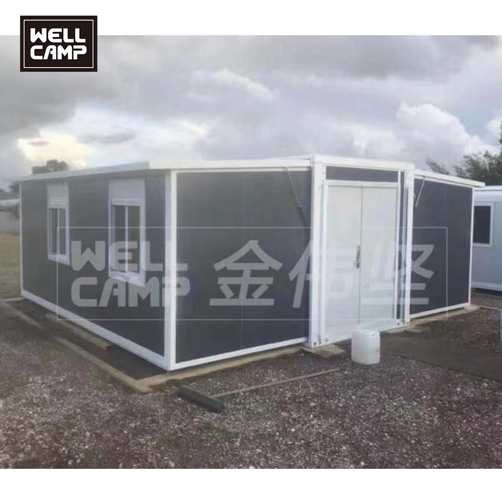 Wellcamp Expandable Container House Home 2 Bedrooms Pre-Installed Foldable Portable House Mobile Housing 38m2 73m2 Factory Price