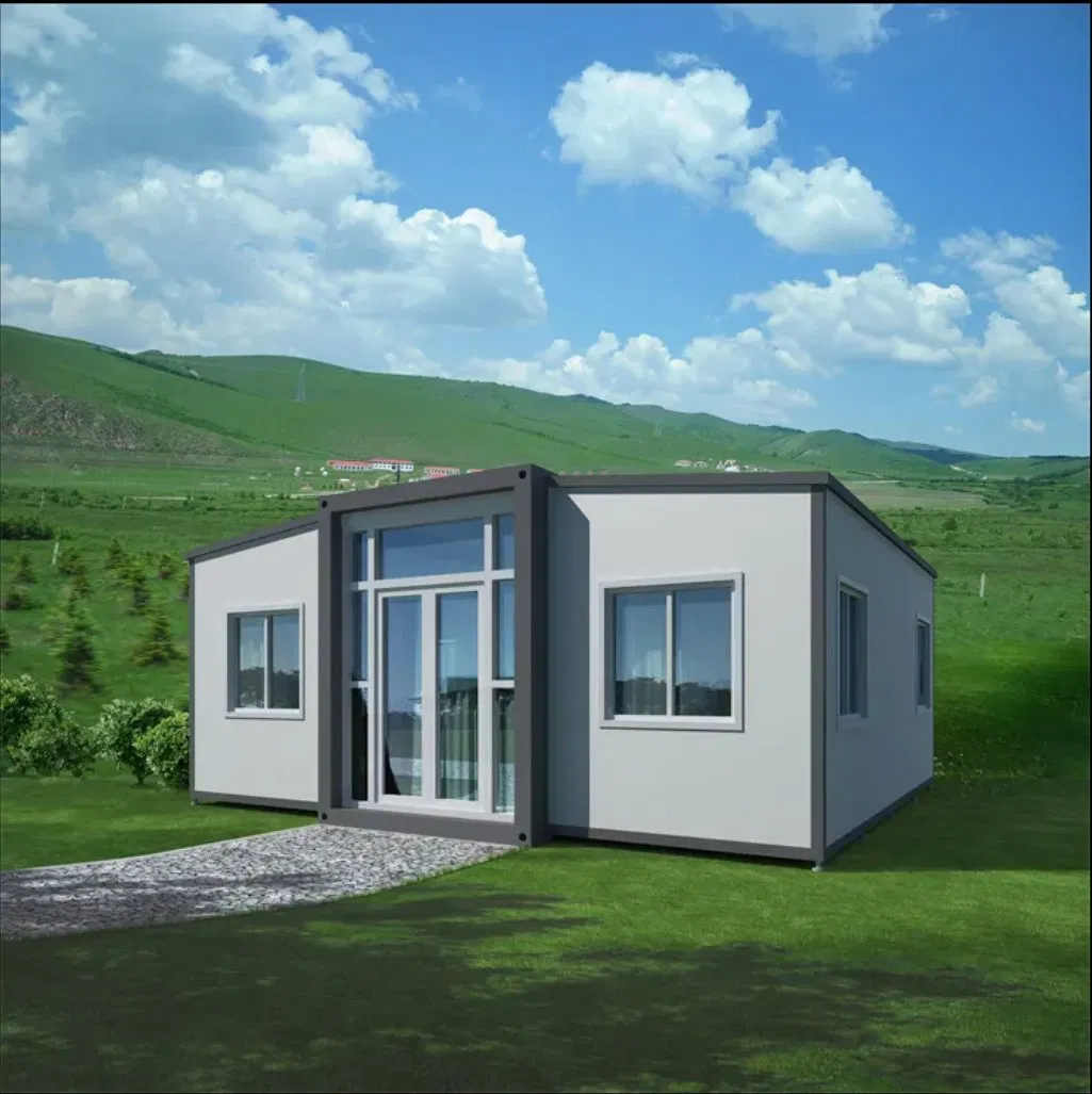 2 Bedroom Prefab Folding Container House Extendable Container Home Mobile Portable Tiny House for Living Office Hospital