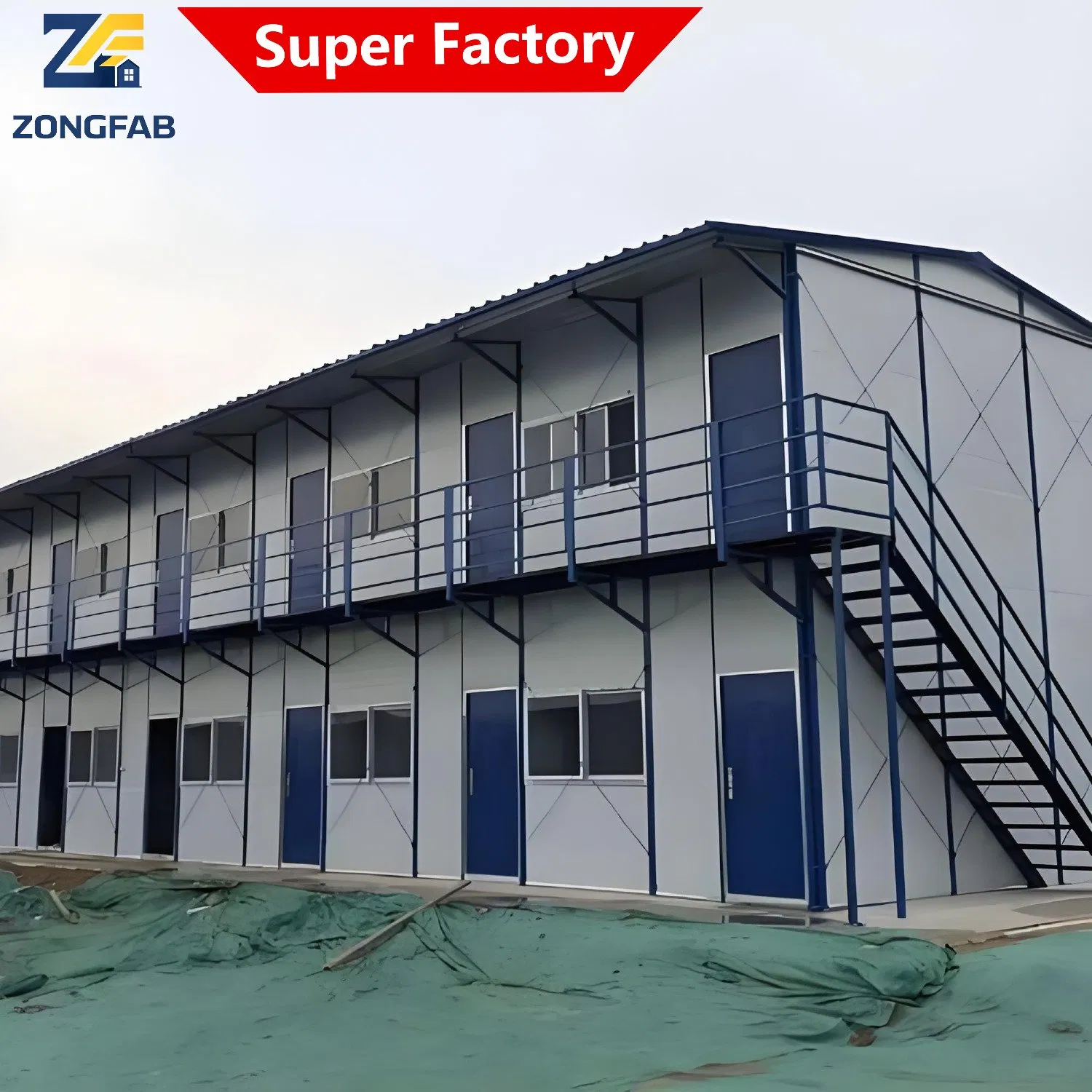 Modular Sandwich Panel Building for Temporary Housing and Project Site Office Solutions