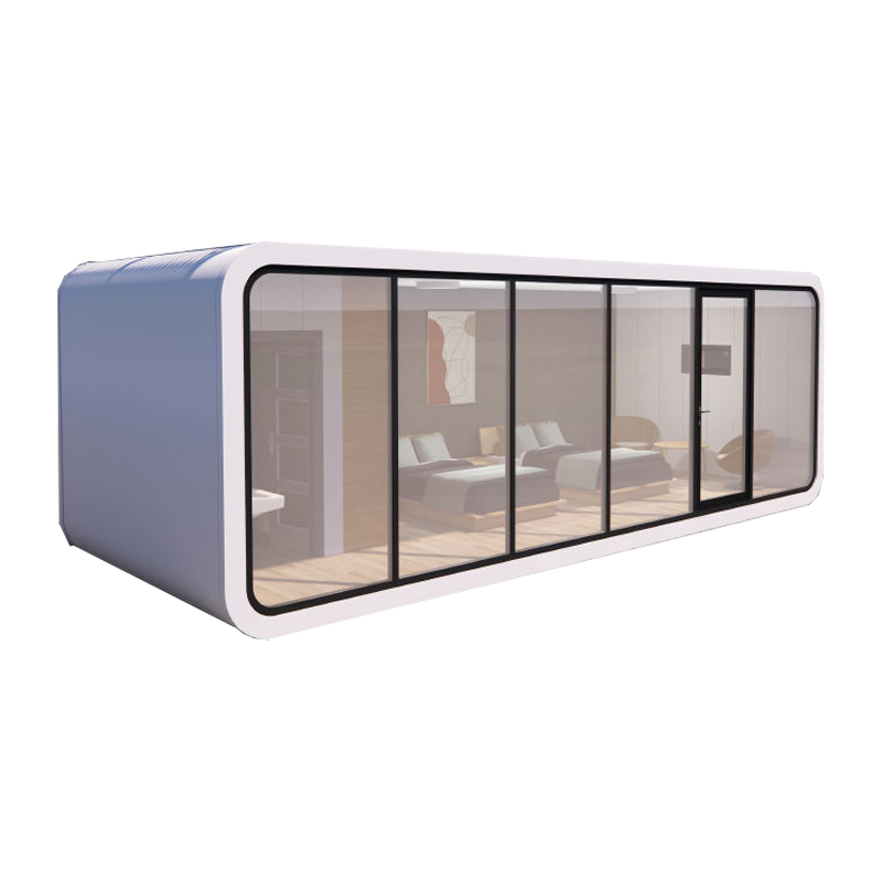 Designer Apple Cabin Galvanized Steel Prefab System with Bathroom