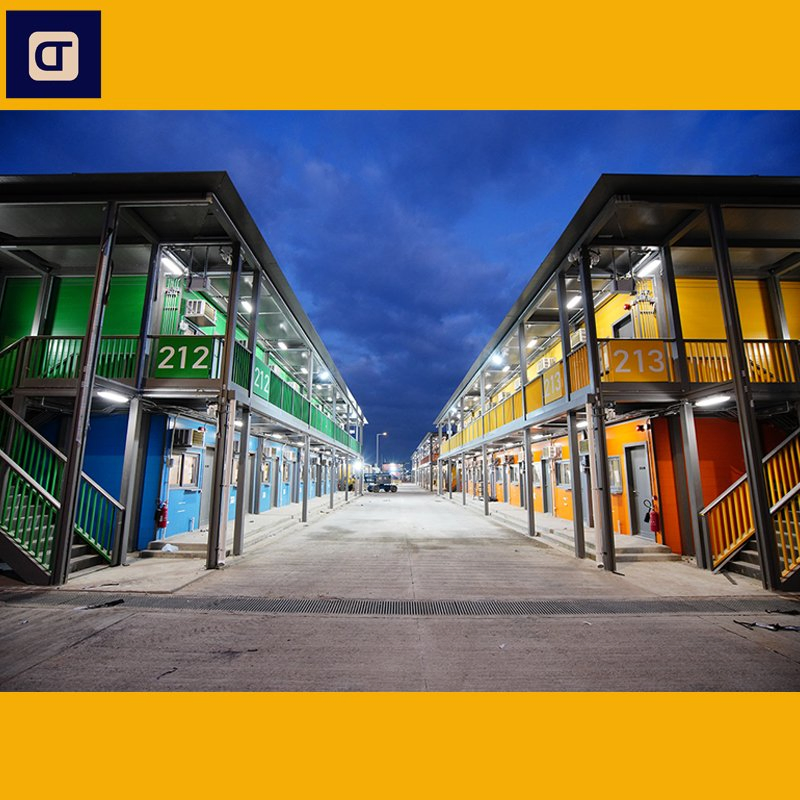 4-Story Dormitory Integrated Housing Modular House Prefabricated Site-Office Steel Structure Building