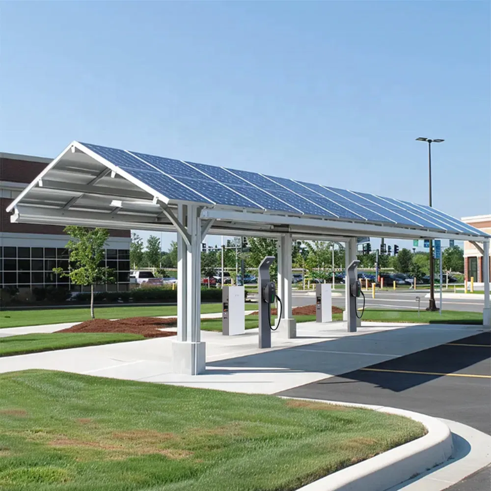 Whole House Solar Energy System 5kw-10kw Lithium Ion Storage Battery with Solar Carport and EV Charger