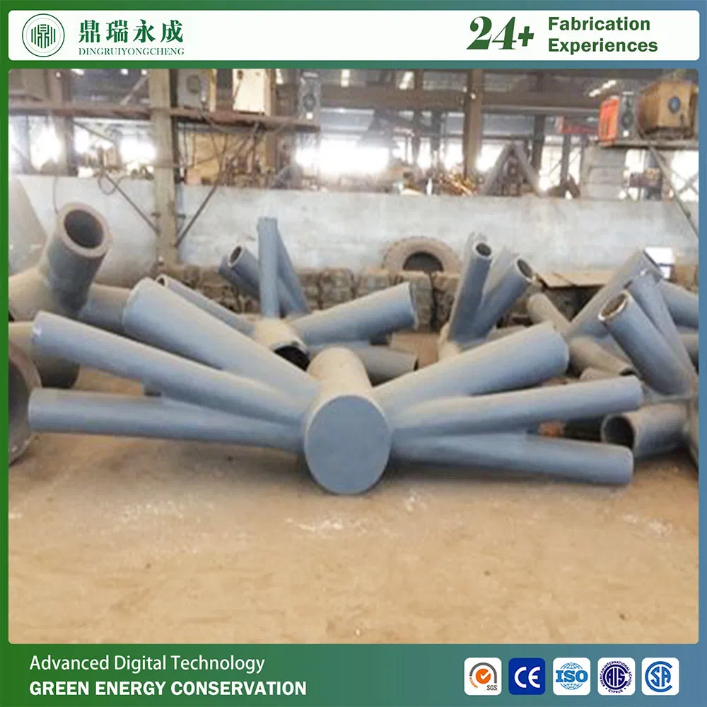 Welded Steel Structure with Difficult Process Steel Components