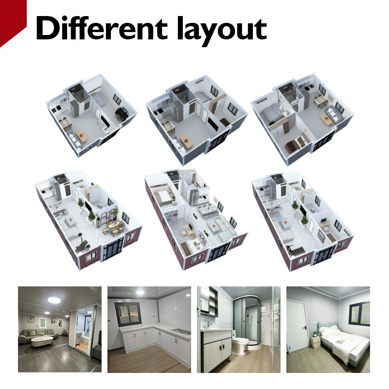 Hot Selling 40FT Expandable House 3 Bedroom Ready to Ship Premium Customized Expandable Container House Prefab Hotel Homes for Sale