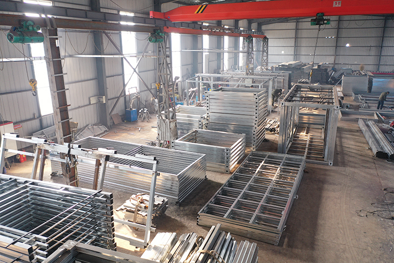 BYT Homes modular container house project site overview