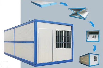Foldable container house