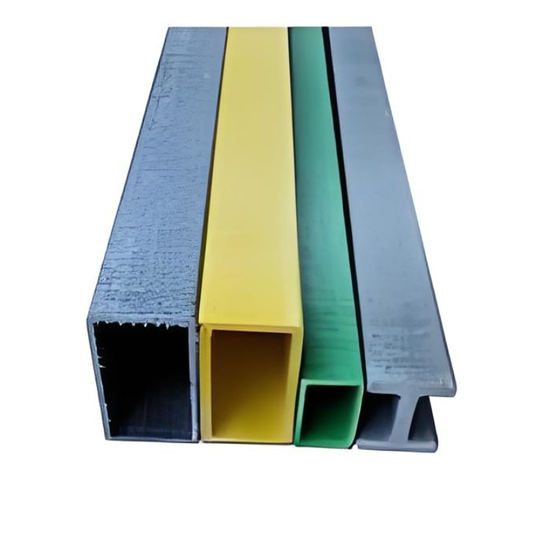 High Strength GRP Structural FRP Profile FRP Composite Profile Fiberglass Pultruded Square Tube