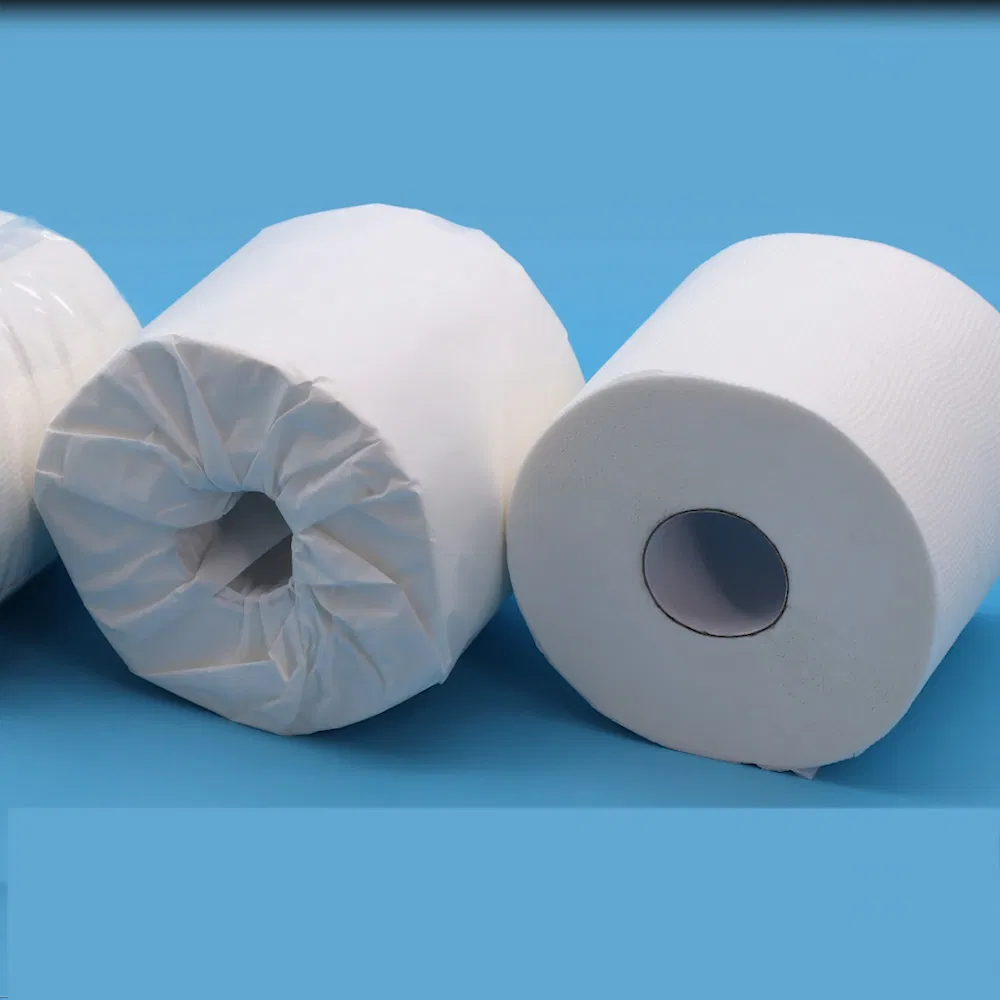 FSC OEM/ODM Eco-Friendly Customizable 1ply/2ply/3ply/4ply White Strong and Absorbable Toilet Tissue Paper Roll for Bathroom/Hotel/Home
