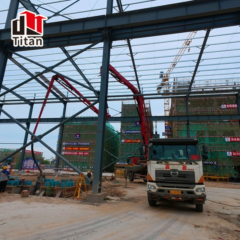 Height Integrated Crane Lifting Heavy Industrial Prefabricated Steel Structure Building