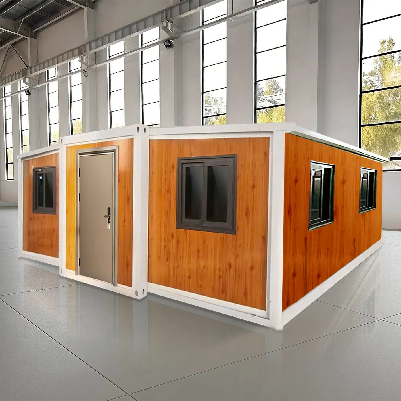 20FT Expandable Prefab Container House Modular Portable Folding Tiny Home for Residential and Office Use