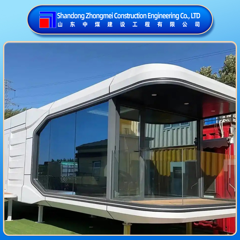 Smart Space Capsule House Pod Cabin Mobile Home Mini Portable Prefab House Space Capsule Home Capsule Energy Efficient