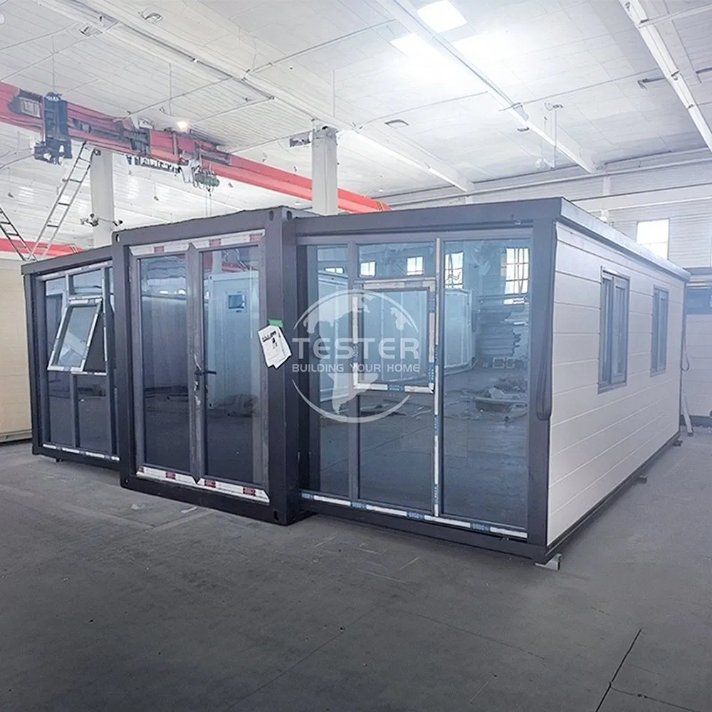 Sandwich Structure Waterproof 40FT Stackable Modular Living Container Tiny House for Urban Residential Spaces