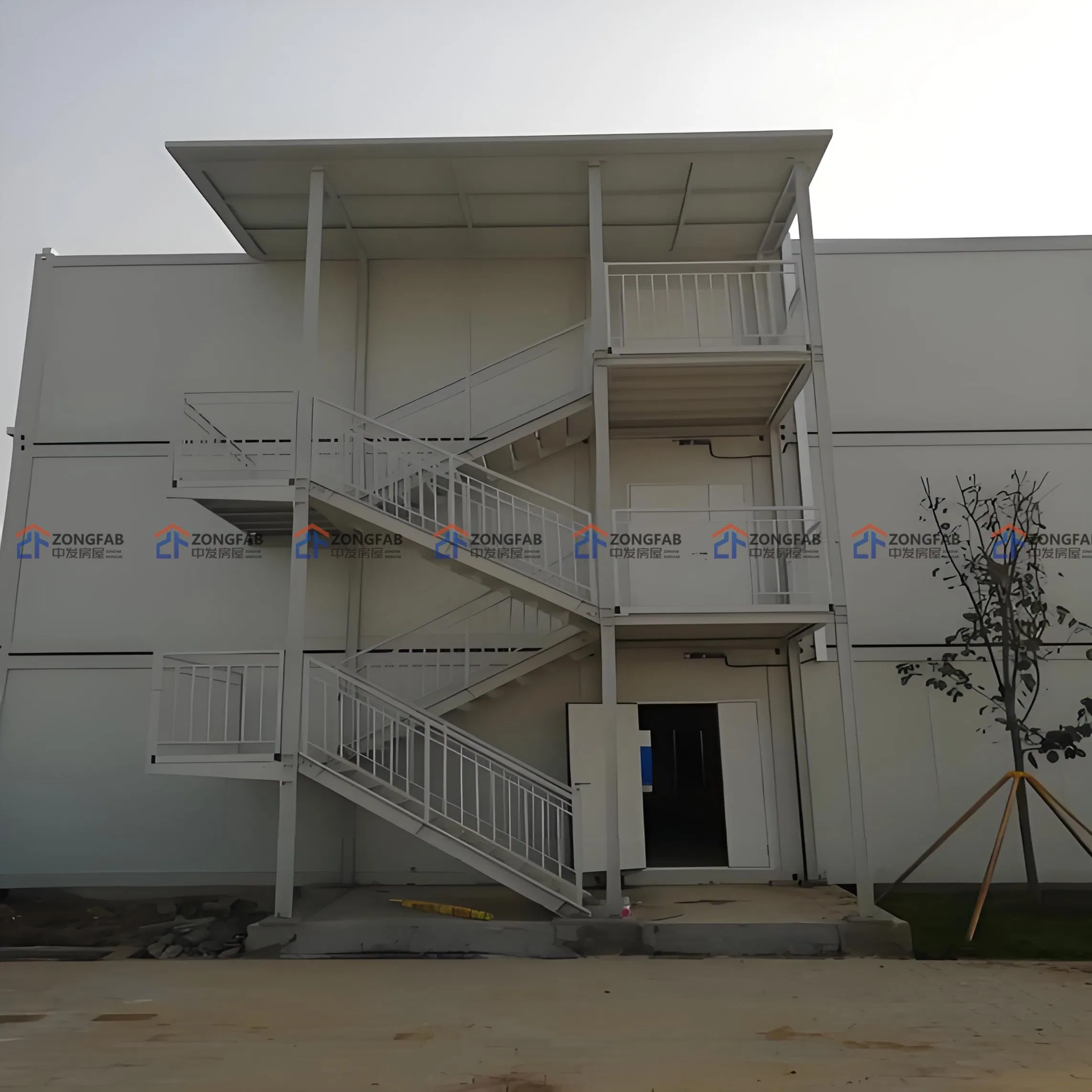 Prefab Modular Temporary Building House Container Casa Contenedor Prefabricada Casa Housing Project Office Modular Steel Worker Camp