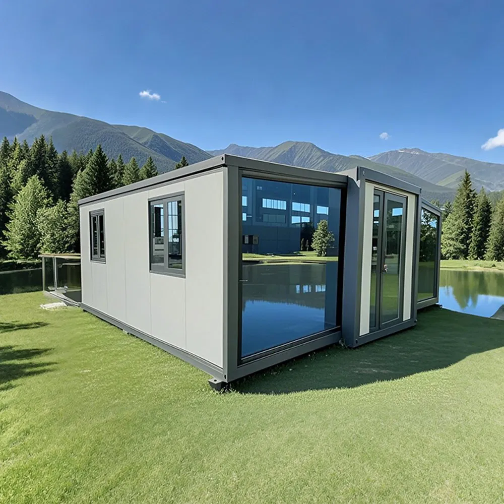 Mobile Foldable Canteen Unit with Stainless Steel Kitchen Equipment for Construction Site Modular Prefab House Foldable House Container House