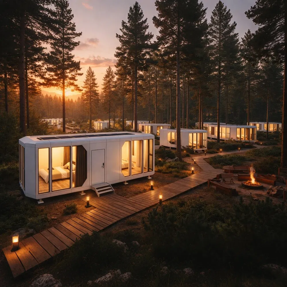 Modular Capsule Cabin Prefab Building System for Hospitality Contractors Seeking Quicker Build and Transport Savings