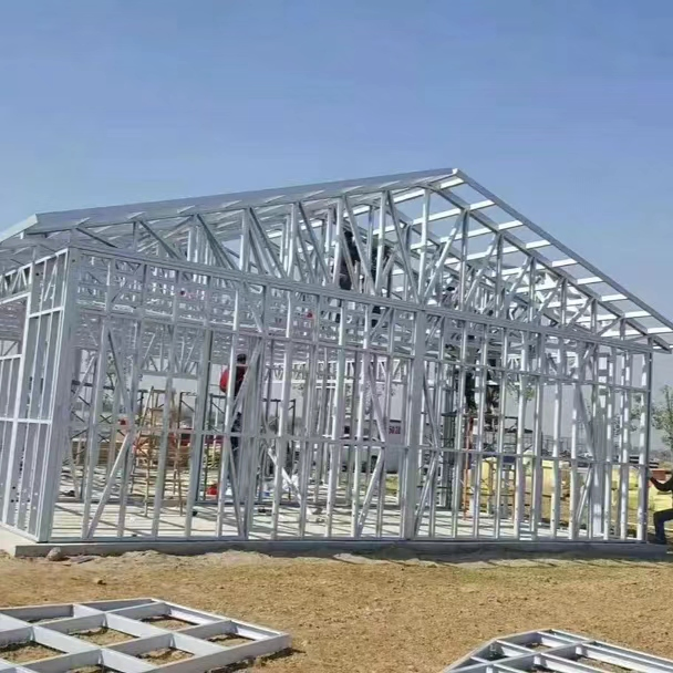 High Quality Prefabricated Houses, Light Steel Villas, Frame Structures Made in China