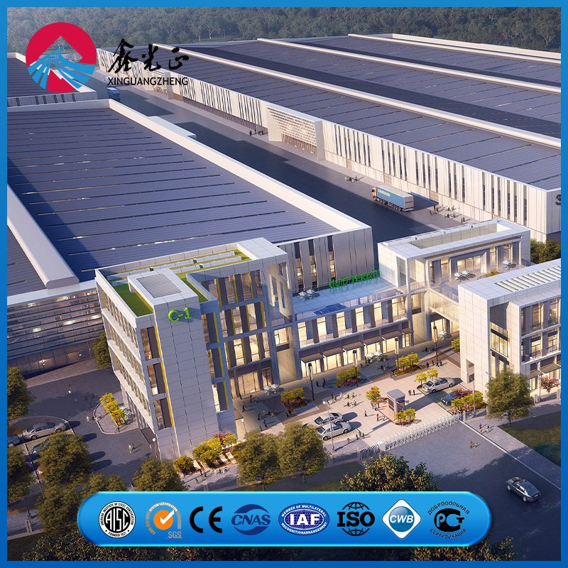 Integrated Structural Stability Pipeline Fixing Support Unit Metal Prefab/Prefabricated Steel Structure Multi-Story/High-Rise Office Building