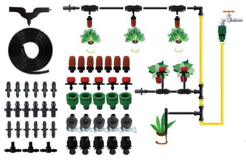 DIY Easy Installation Garden Drip Irrigation Set Automatic Watering Kit for Container and Garden Irrigation System