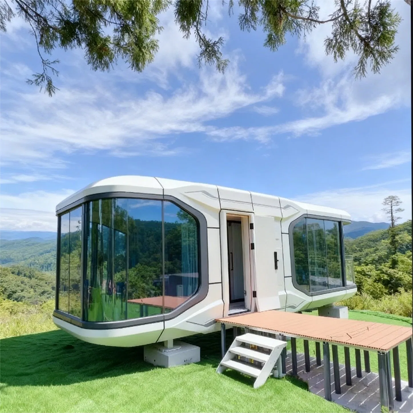 Expandable Capsule Housing Solution for Customized Residential and Mobile Office