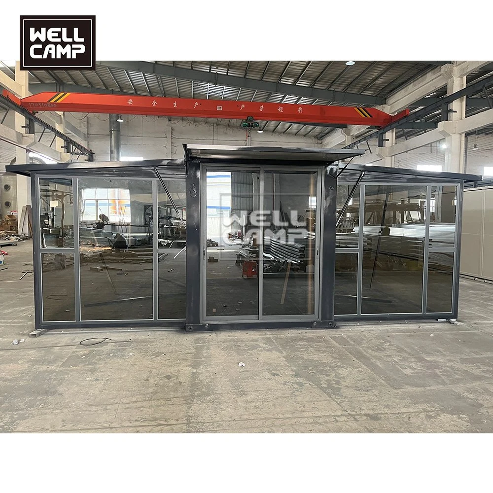 Wellcamp Expandable Container House Home 2 Bedrooms Pre-Installed Foldable Portable House Mobile Housing 38m2 73m2 Factory Price