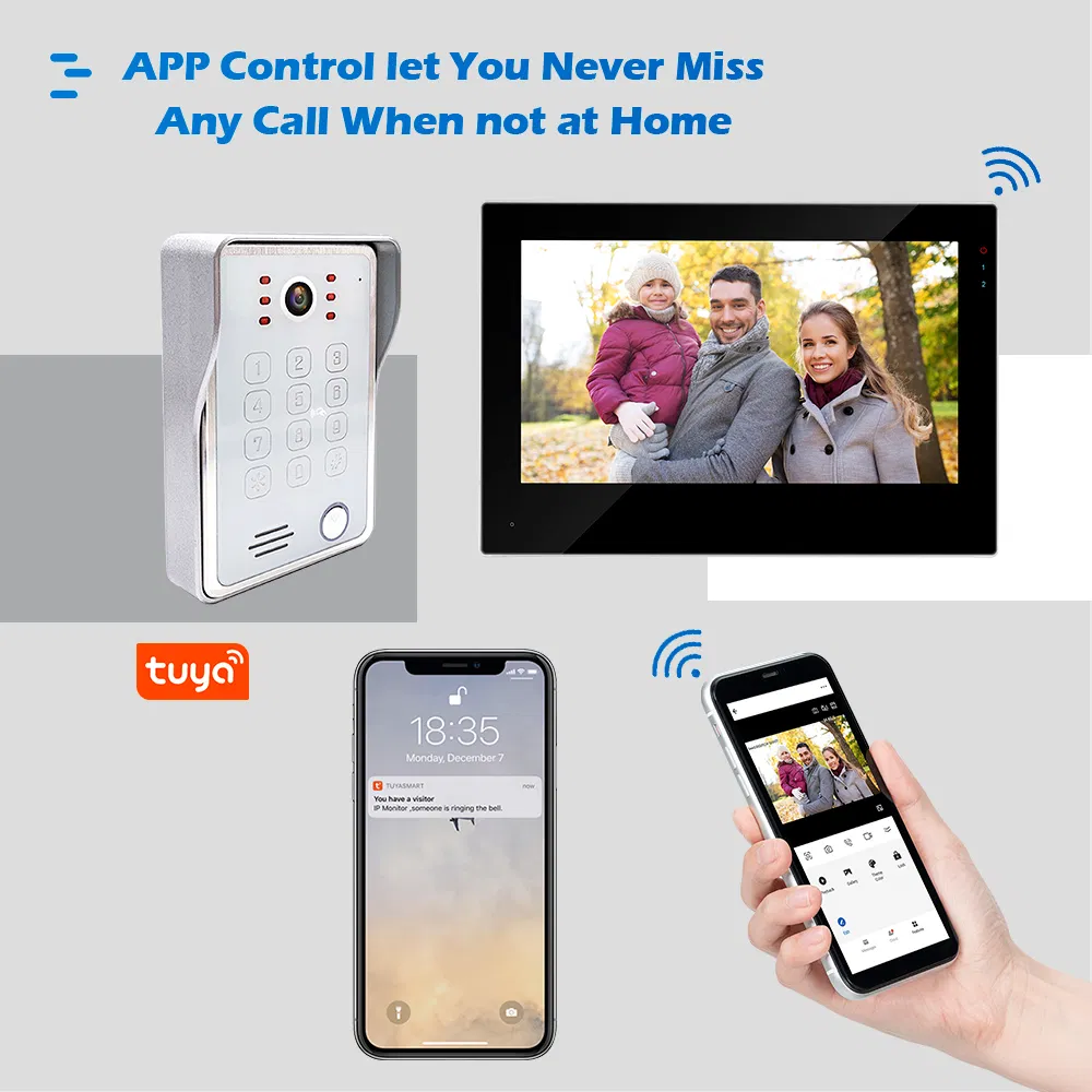 Best Sell Video Phone System with IP65 Waterproof Doorbell for Home