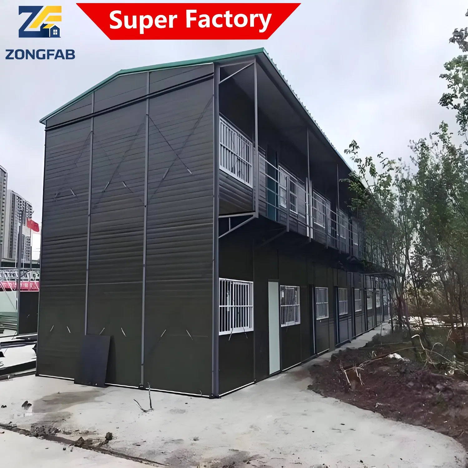 Modular Insulated Sandwich Panel Building for Temporary Camps and Worker Housing Solutions