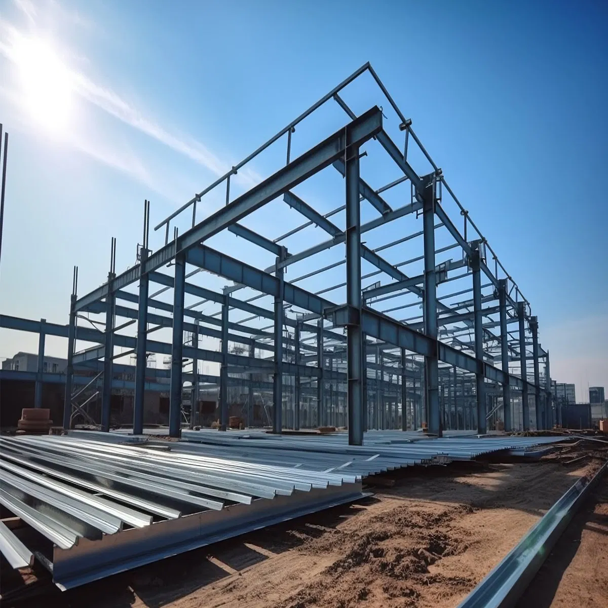 Casa Modular Prefabricada En Venta Tiny Cold Room Mobile Warehouse China Steel Building Frame with Office Portable Bathroom