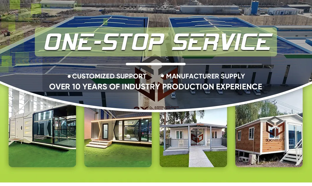 Expandable Container House Banner