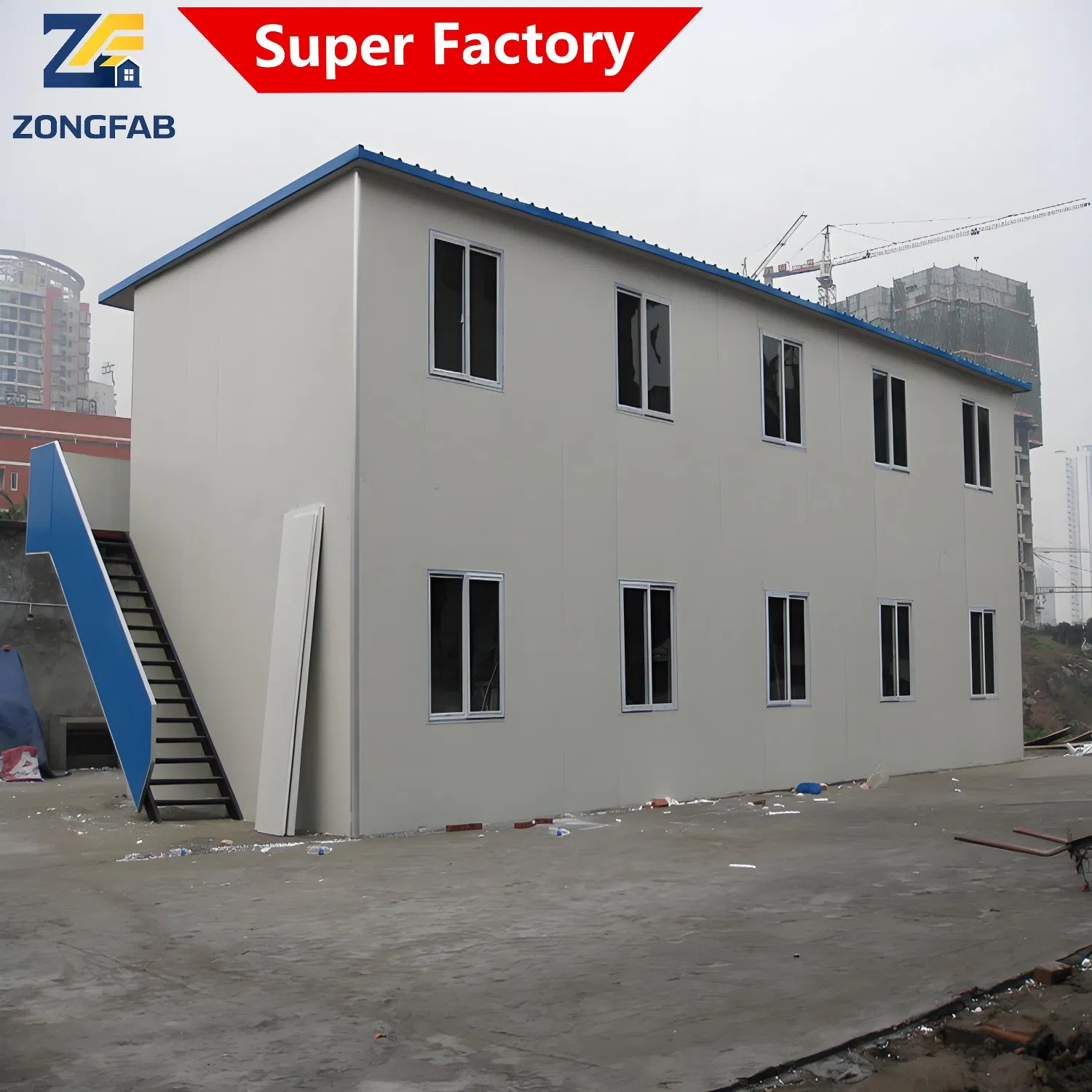 Easy Install Modular Sandwich Panel Cabin for Temporary Camps and Worker Housing Needs