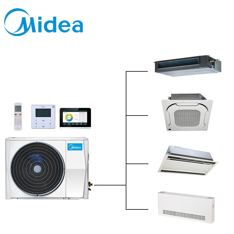Midea Energy Saving 380V 220V Mini Vrf Air Conditioner System with CE Certification for Residential Building in Nepal
