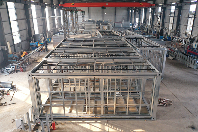 BYT Homes quick-assembled container house project installation