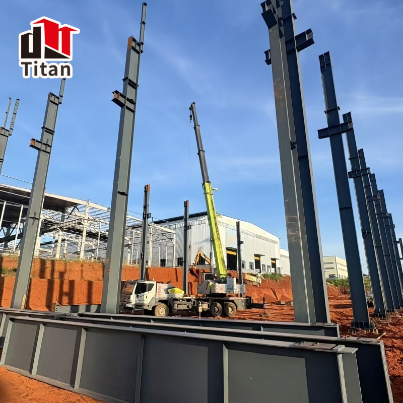 Height Integrated Crane Lifting Heavy Industrial Prefabricated Steel Structure Building