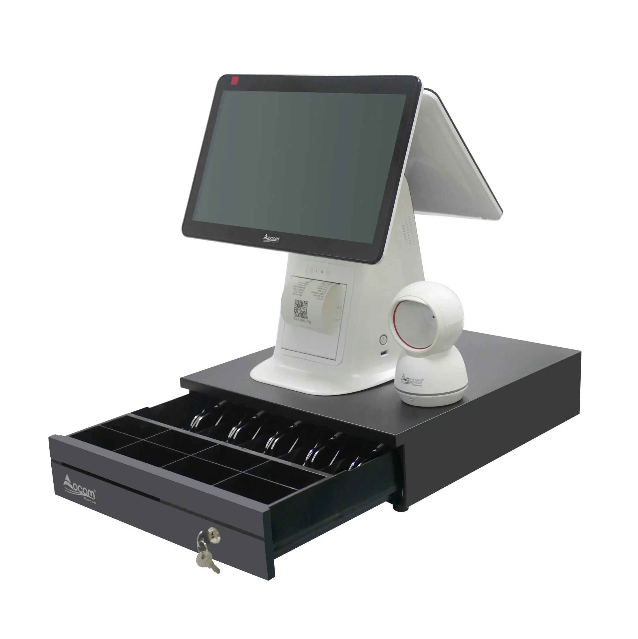 New Android 15.6" 11.6" Dual Screen POS System Price Point of Sales System