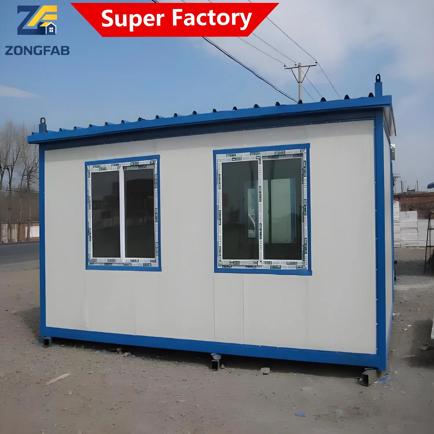 Modular Sandwich Panel Building for Temporary Housing and Project Site Office Solutions