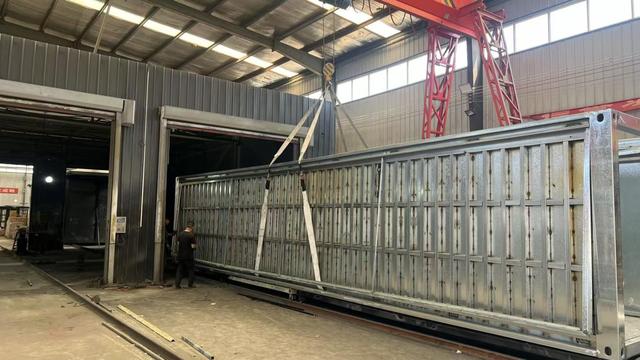 BYT Homes container house quality inspection and finishing area