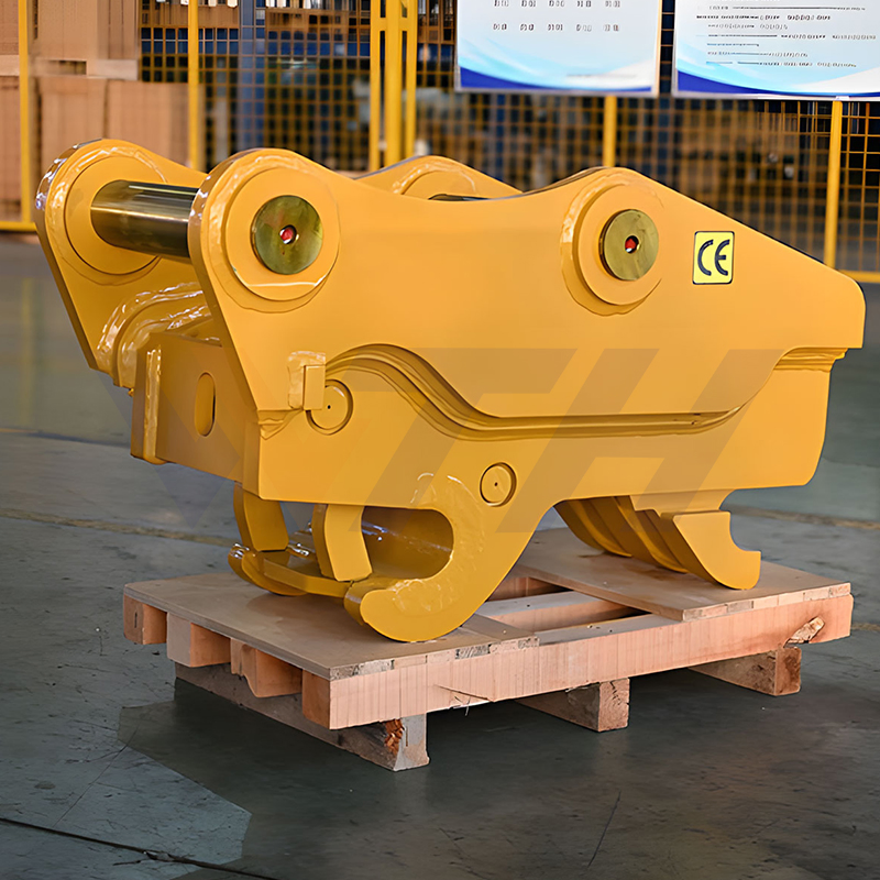 Mini Excavator Hydraulic Tilt Rotator Tilting &amp; Rotating Quick Hitch Coupler, Mini Excavator Power Tilt Rotating Quick Hitch