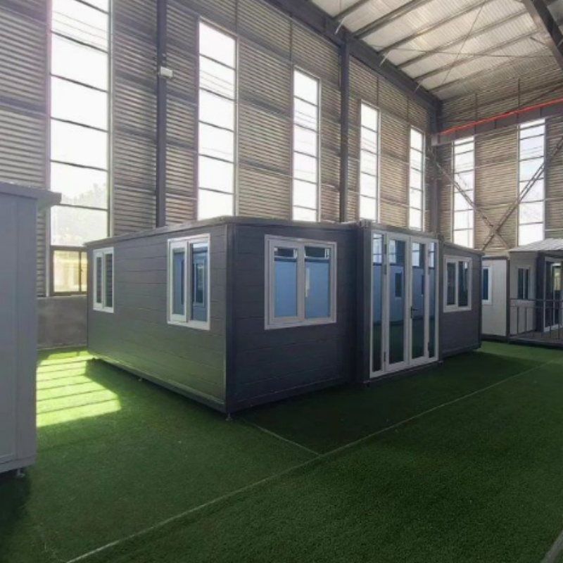 High Qualiy Customized Expandable Container House Prefab Luxury Double Wing Expandable Home for Living/Hotel
