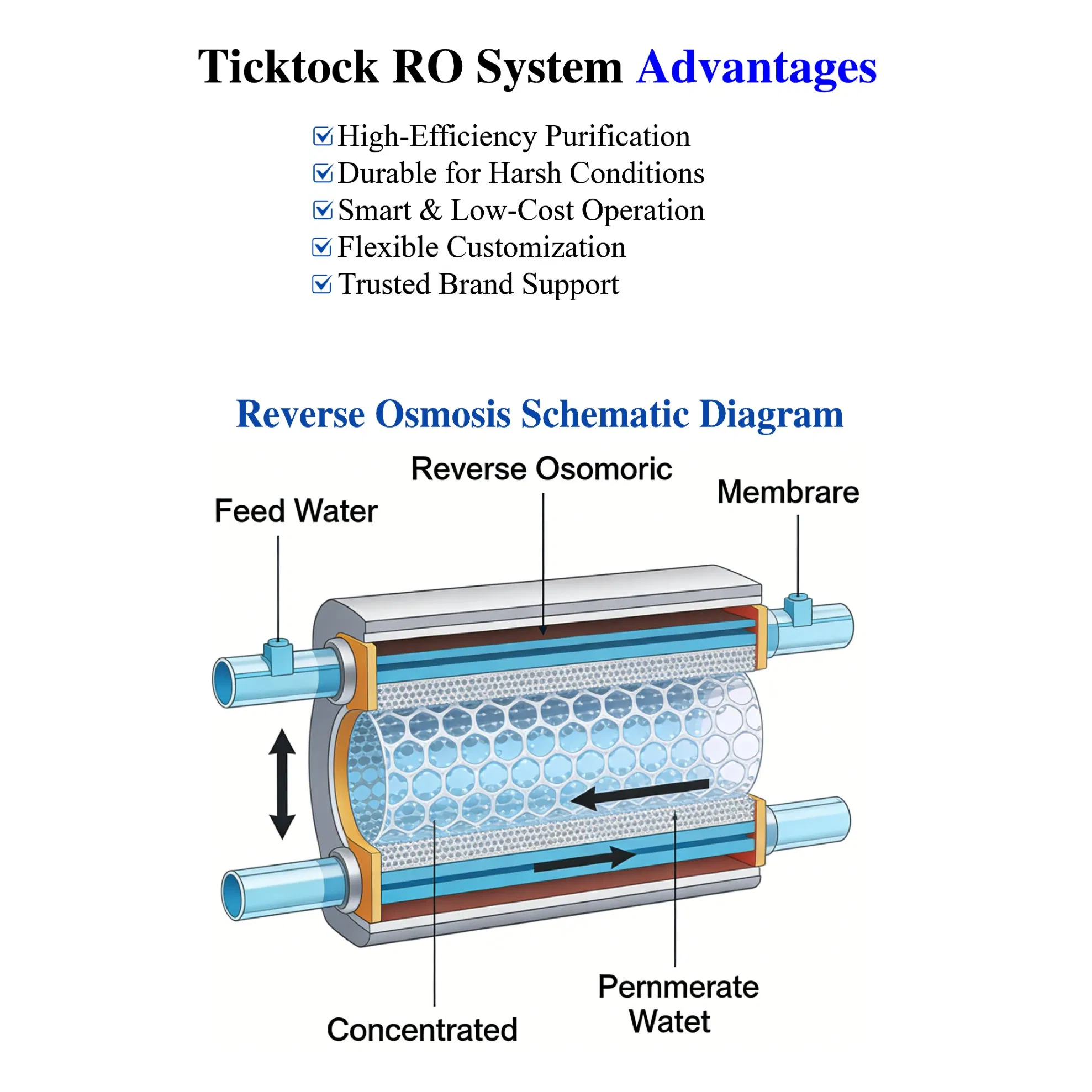 Immediate Potable Water for Disaster Relief Water Treatment Machinery RO System 3000lph