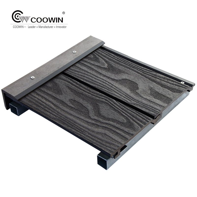 Prefab Decorative Fireproof Weather Resistant WPC Cladding Wall