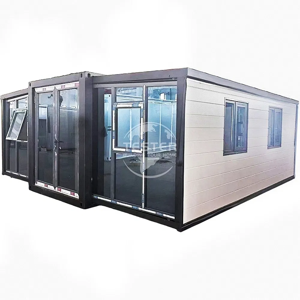 Sandwich Structure Waterproof 40FT Stackable Modular Living Container Tiny House for Urban Residential Spaces