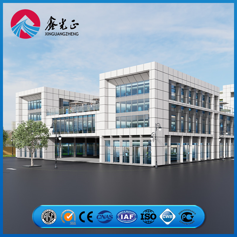 Integrated Structural Stability Pipeline Fixing Support Unit Metal Prefab/Prefabricated Steel Structure Multi-Story/High-Rise Office Building