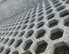 Hollow Hexagonal Mold Precast Components for Slope Protection Paving