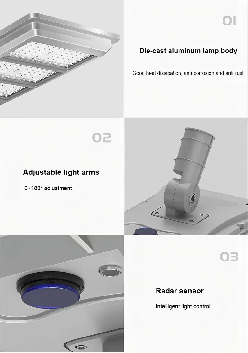 Solar LED Street Light Components
