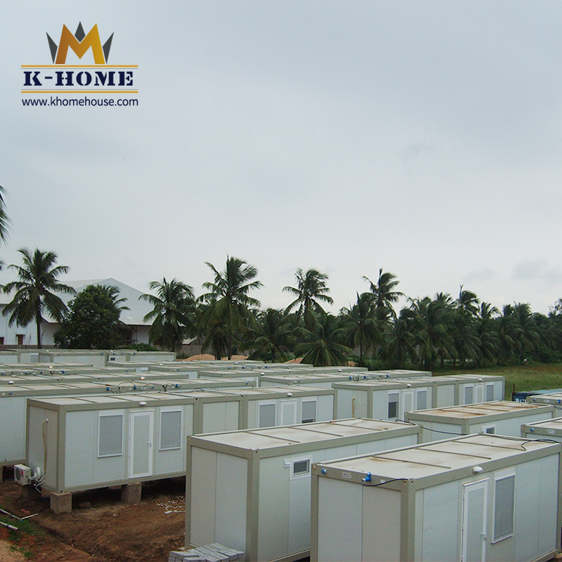Temporary Portable Living Quarters Construction Site Containerized Housing Unit