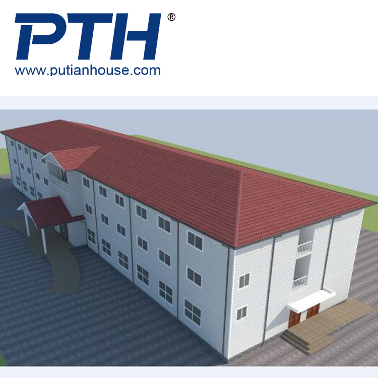 China Low Cost Prefabricated Steel Structure Apartment School Mall Permanent Building