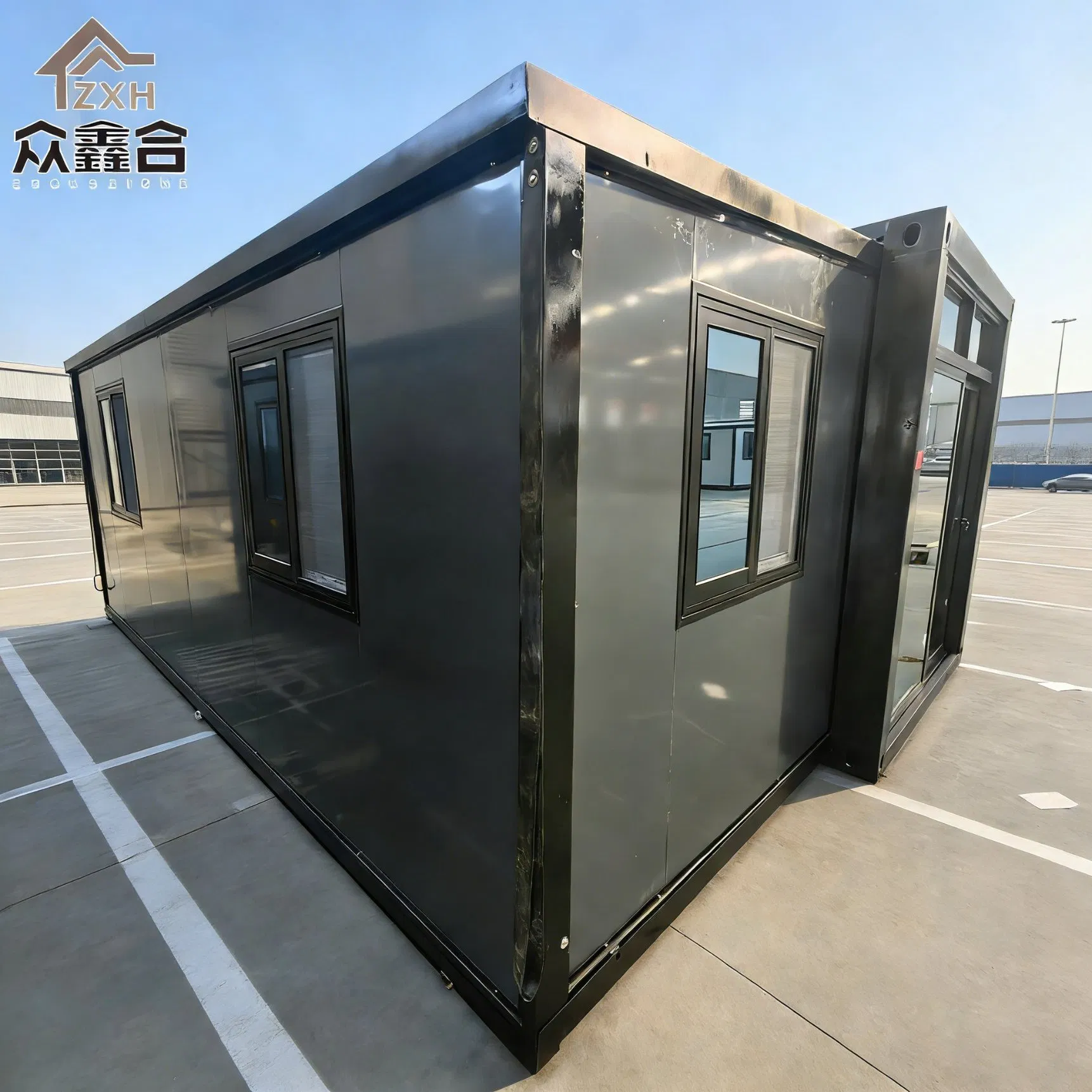 China Factory 20FT Expandable Mobile Home 3-Bedroom Prefab House